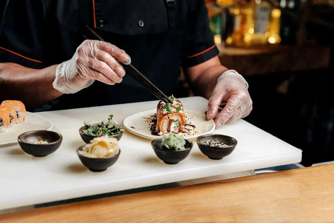 Gourmet Sushi Plating at Sushi Way, a Japanese Restaurant in Davenport